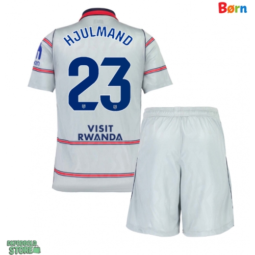 Atletico Madrid Morten Hjulmand #23 Replika Babytøj Tredje sæt Børn 2026-27 Kortærmet (+ Korte bukser)